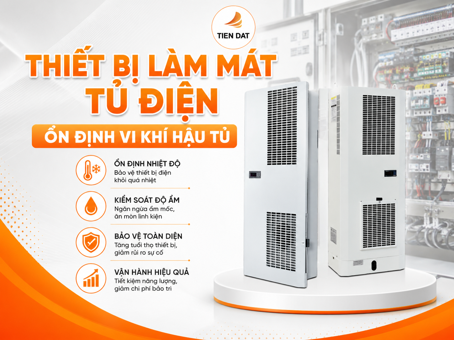 Thiết Bị Làm Mát Tủ Diện: Ổn Định Vi Khí Hậu Tủ 
