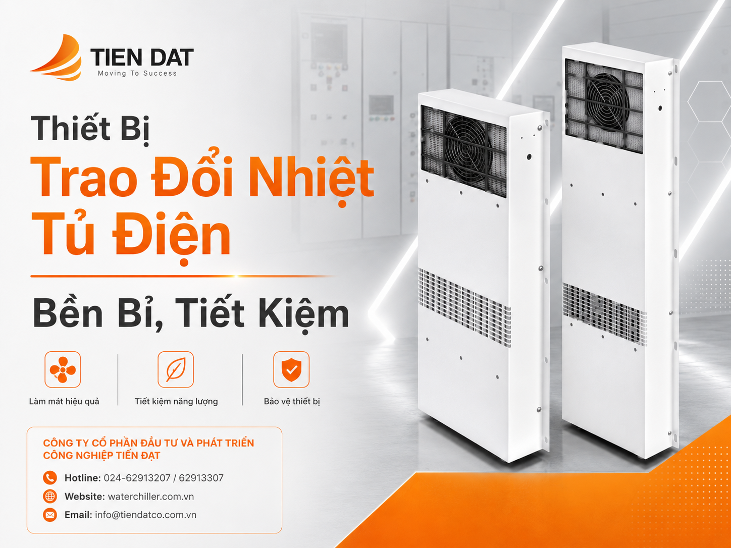 Thiết Bị Trao Đổi Nhiệt Tủ Điện Bền Bỉ, Tiết Kiệm