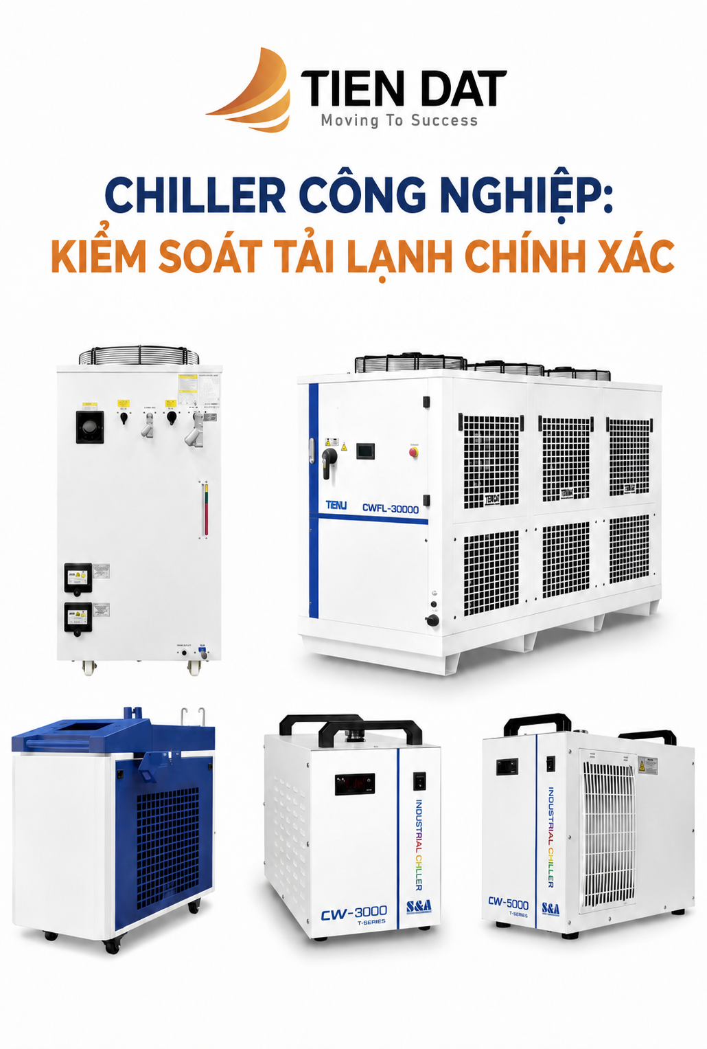 Kiểm soát tải lạnh chính xác với máy làm lạnh nước cho laser