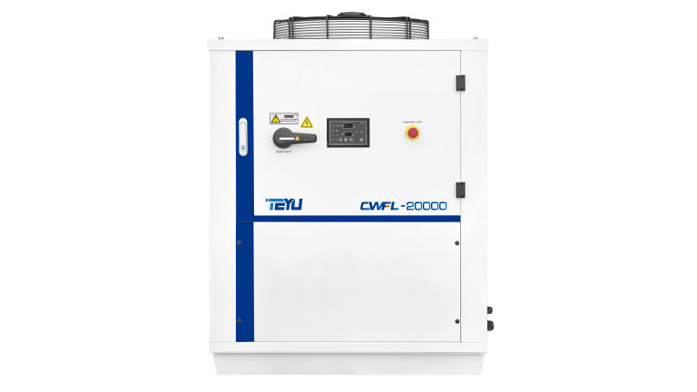Máy làm lạnh nước cho hệ thống laser CNC với đồng hồ và cổng nước rõ ràng